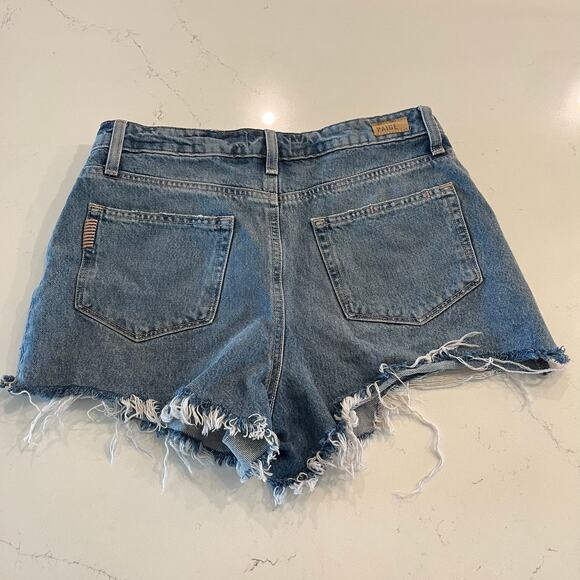 Paige Margot Short Jean Shorts in Kat Destructed‎ Size 28 - Picture 2 of 7